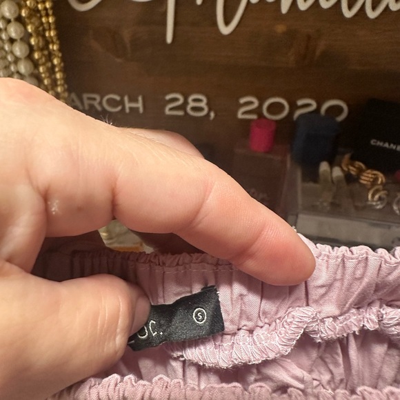 Deluc Pink Ruffled Women's Top - Picture 4 of 6